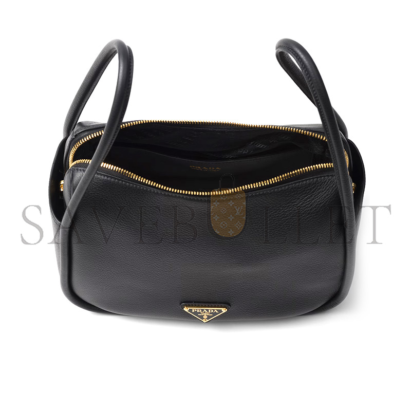 PRADA DARLING LEATHER HANDBAG 1BA451 (25*18*10.5cm)